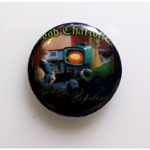 Good Charlotte Vintage Badge Button Pin Punk Pop Rock 1" Young And The Hopeless - Picture 1 of 2